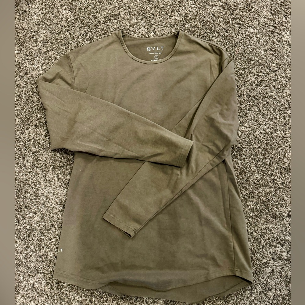 BYLT Basics long sleeve. Brown size M.